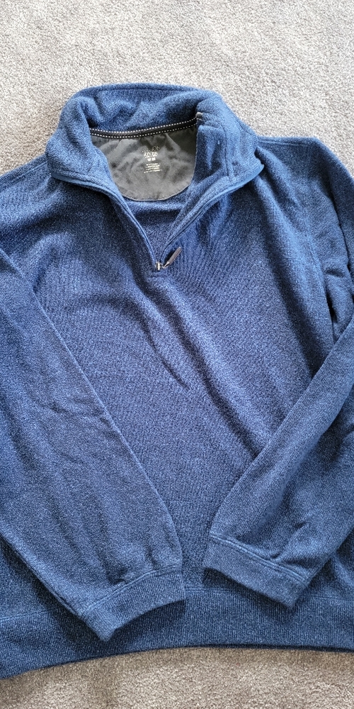 Hudson River quarter zip sweater